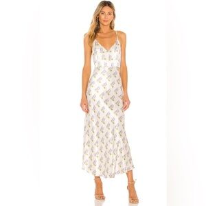 Sau Lee Floral Midi Dress